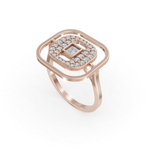 Load image into Gallery viewer, Chandee Orbit 925 Sterling Silver Lab Grown Diamond ring
