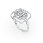 Load image into Gallery viewer, Chandee Orbit 925 Sterling Silver Lab Grown Diamond ring
