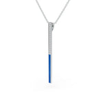Load image into Gallery viewer, Sleek blue pendant
