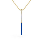 Load image into Gallery viewer, Sleek blue pendant
