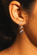 Load image into Gallery viewer, Tanzanite Twirl Earring | Earrings For Bride
