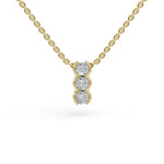 Load image into Gallery viewer, Trio Pendant | Three Diamond Pendant | Special Occasion Jewelry
