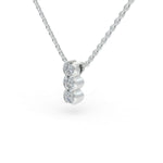 Load image into Gallery viewer, Trio Pendant | Three Diamond Pendant | Special Occasion Jewelry
