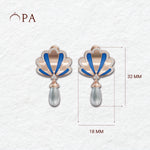 Load image into Gallery viewer, Twilight Pear Earrings | Diamond Earrings For Women | Earrings Studs
