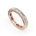 Load image into Gallery viewer, Modern Edge Baguette Ring
