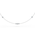 Load image into Gallery viewer, Radiant Trio Diamond Necklace | Diamond Necklace For Women
