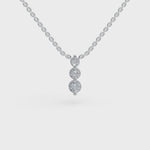 Load and play video in Gallery viewer, Past Present Future Pendant | Fine Jewelry | Diamond necklace for women
