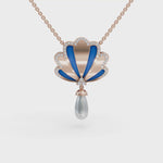 Load and play video in Gallery viewer, Ocean Fanfare Pendant | Diamond Pendant | Lifestyle Jewelry
