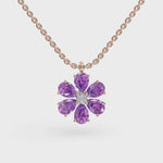 Load and play video in Gallery viewer, Purple Flora Pendant
