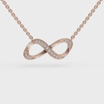 Load and play video in Gallery viewer, Infinity Pendant | Meaningful Gifts For Her | Infinity Diamond Locket | Opa Diamond
