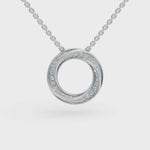 Load and play video in Gallery viewer, Circle of Eternity Pendant | Fine Jewellery | Eternity Pendant | Everyday Jewelry
