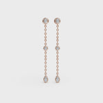 Load and play video in Gallery viewer, Shimmer Shade Diamond Earring | Diamond Drop Earrings
