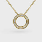 Load and play video in Gallery viewer, Circle of Eternity Pendant | Fine Jewellery | Eternity Pendant | Everyday Jewelry
