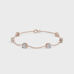 Load and play video in Gallery viewer, Delight Diamond Bracelet | Six Diamond Delight clusters
