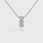 Load and play video in Gallery viewer, Trio Pendant | Three Diamond Pendant | Special Occasion Jewelry
