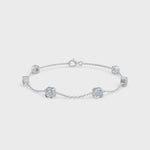 Load and play video in Gallery viewer, Delight Diamond Bracelet | Six Diamond Delight clusters
