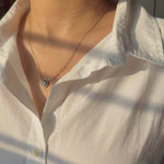 Load and play video in Gallery viewer, Tennis Blue 925 Sterling Silver Lab Grown Diamond Pendant
